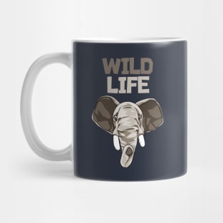 Wild Life Cute Elephant Mug